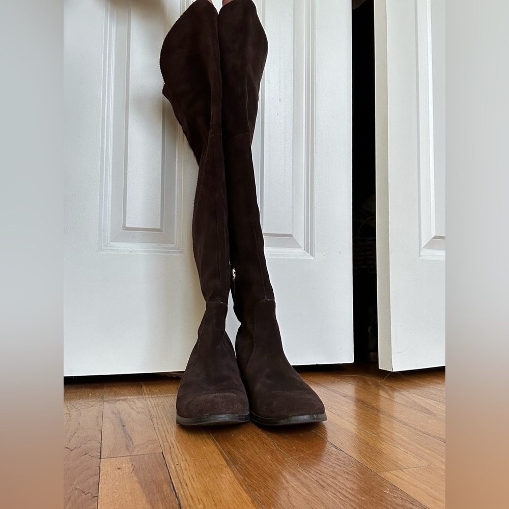 Franco Sarto over-the-knee suede boots
